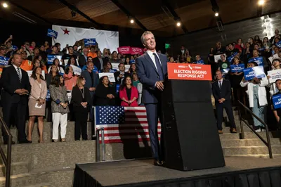 img of Newsom's High-Stakes Bet: Democracy or Political Gambit?