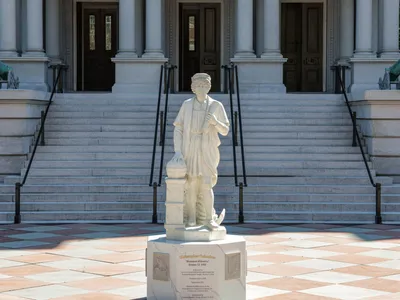 img of A Statue of Division: The White House's Embrace of a Toppled Symbol