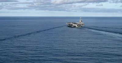 img of Unprecedented Deployment: USS Gerald R. Ford's Americas Mission Raises Questions