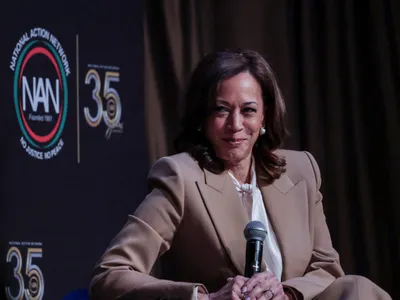 img of The 2028 Race Begins: Kamala Harris Hints at a Run and the Democratic Field Stirs